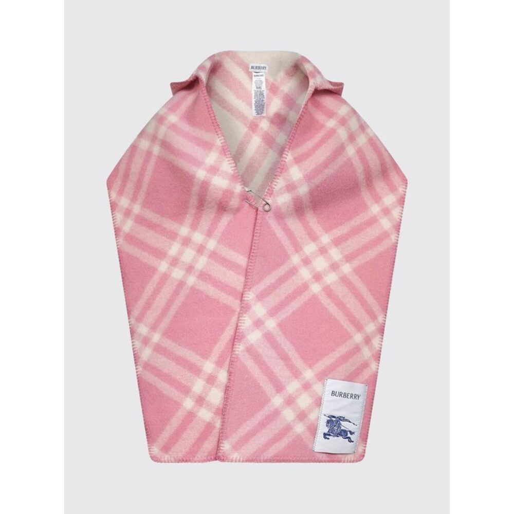 Burberry Women Burberry Vintage Check Wool Hooded Scarf